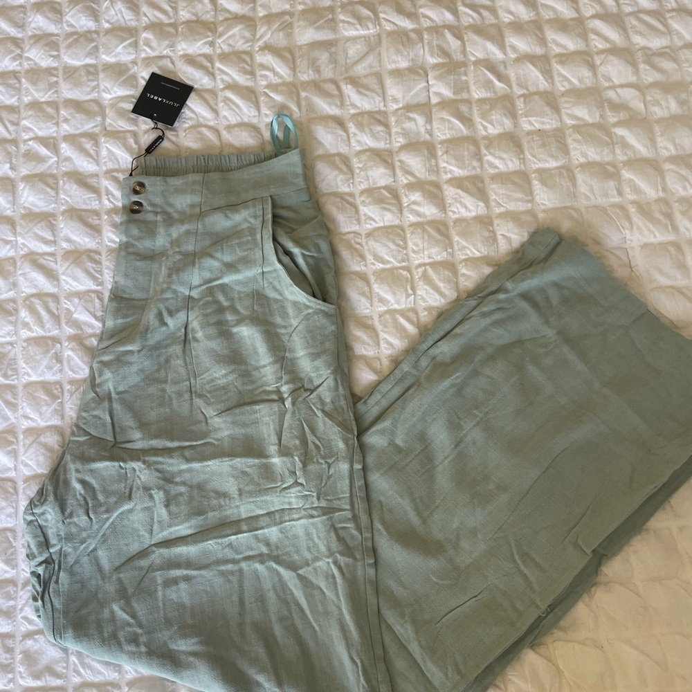 JLUXLABEL Sage Thea Linen Wide Leg Pants - Picture 8 of 16